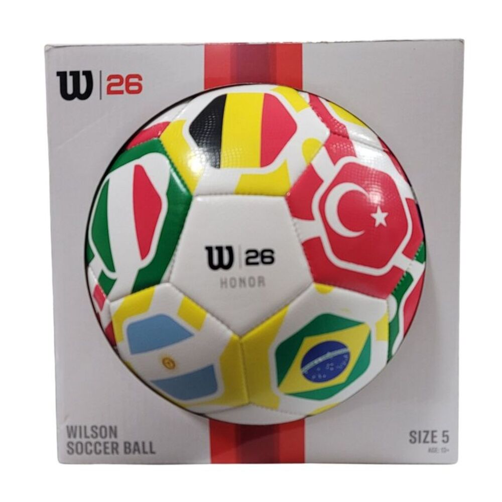 Wilson Honor Soccer Ball, Size 5, Multicolor